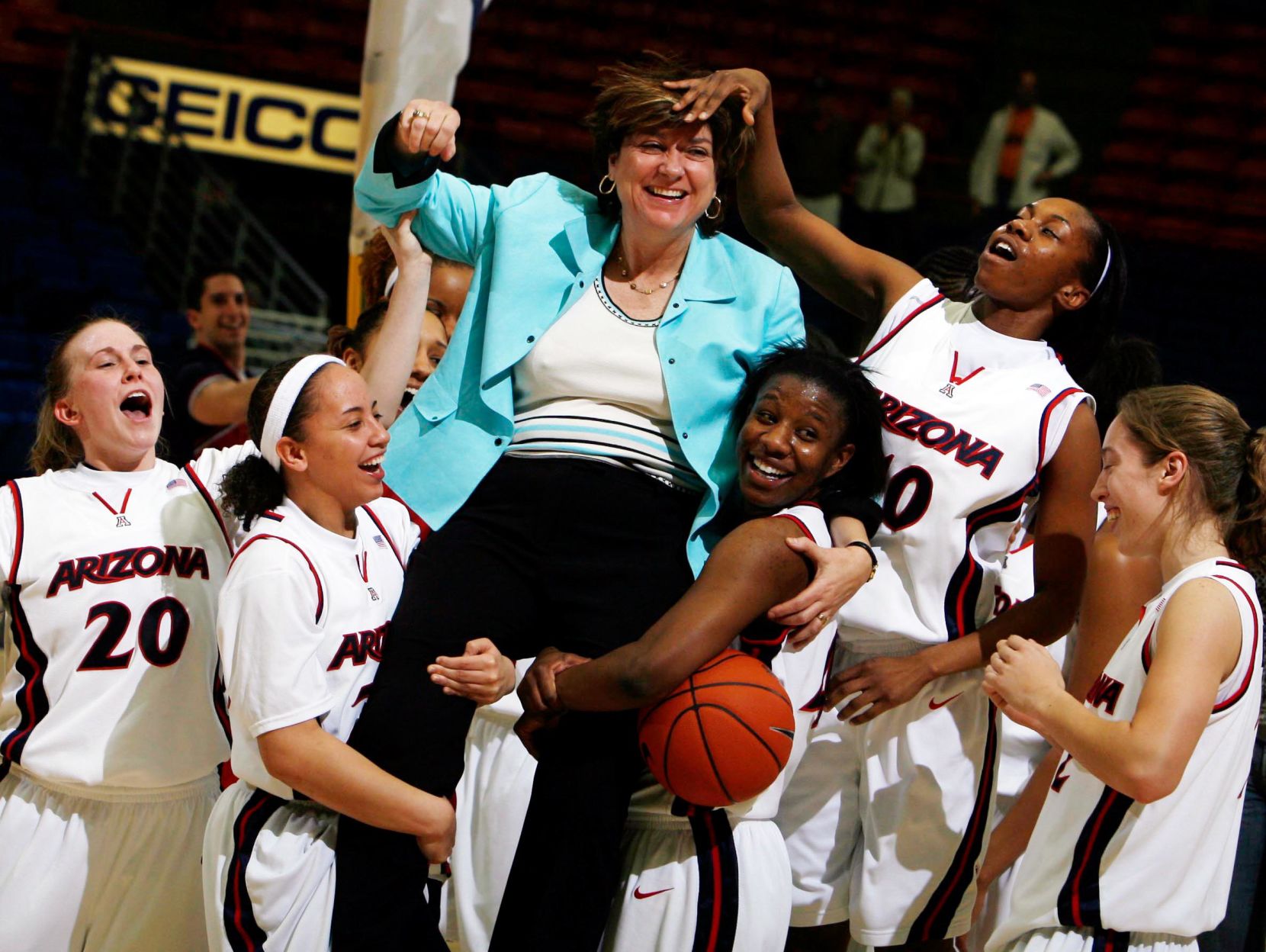 University of Arizona women's basketball coach Joan Bonvicini
